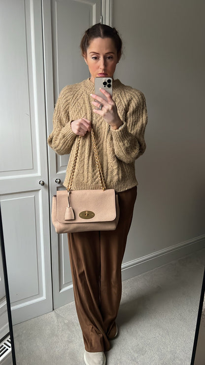 Mulberry Rosewater Medium Lily with Gold Hardware (RRP £1095)