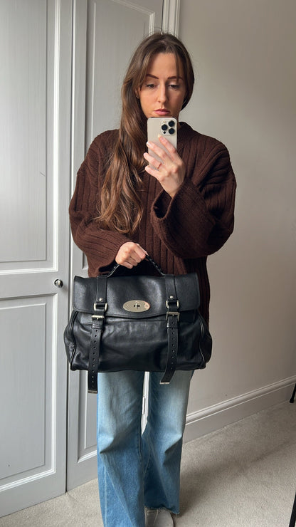 Mulberry Oversized Black Alexa (RRP £1100)