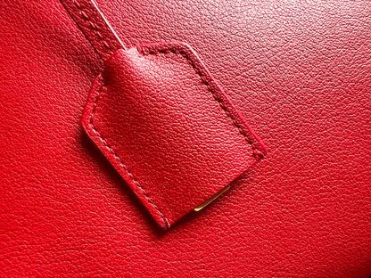 Yves Saint Laurent (YSL) Red E/W Shopping Tote (RRP £1115)