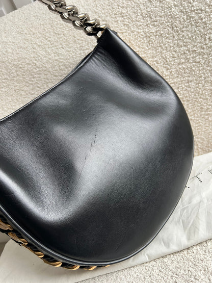 Stella McCartney Frayme Black Faux Leather Bag (RRP £1490)