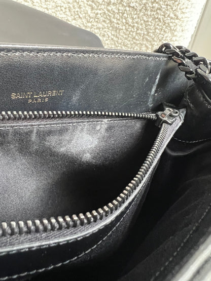 Yves Saint Laurent (YSL) Medium Black on Black LouLou (RRP £2,150)