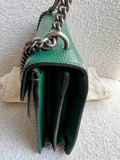 Gucci Dionysus GG Green Small Shoulder Bag (RRP £2,670)