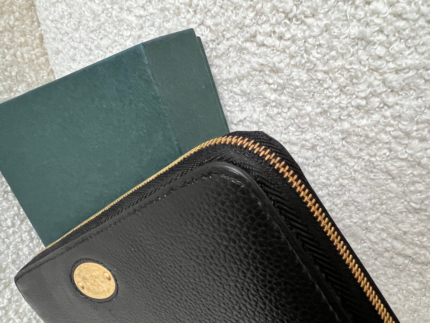 Mulberry Black Plaque Continental Wallet (RRP £375)