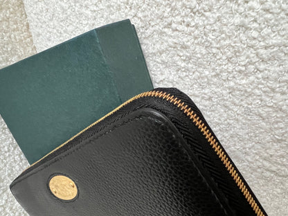 Mulberry Black Plaque Continental Wallet (RRP £375)