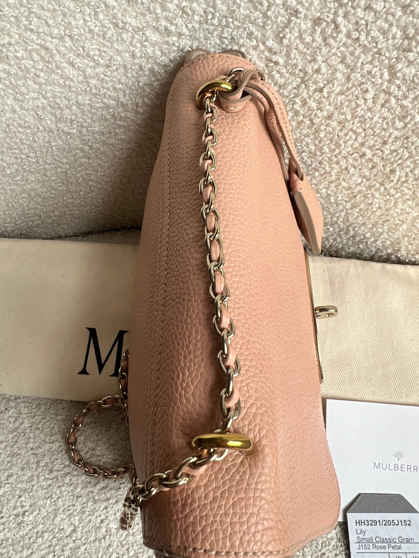 Mulberry Rose Petal Regular Lily with Gold Hardware (RRP £995)