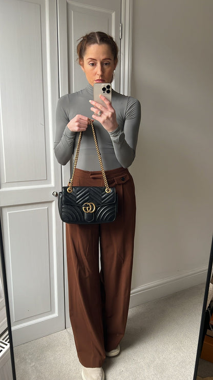 Gucci GG Black Marmont Small Shoulder Bag (RRP £2070)