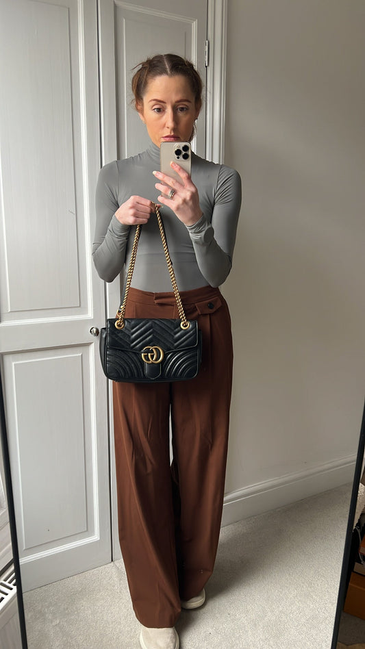 Gucci GG Black Marmont Small Shoulder Bag (RRP £2070)