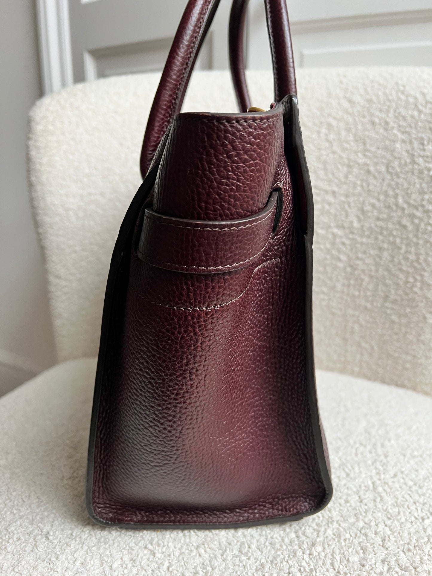 Mulberry Oxblood Small Zipped Bayswater (RRP £1,245)