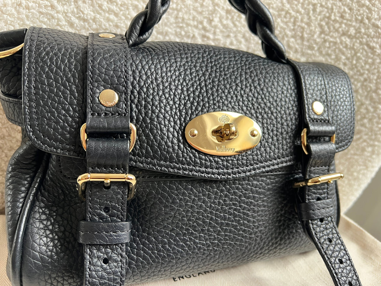Mulberry Black Mini Alexa (RRP £995)