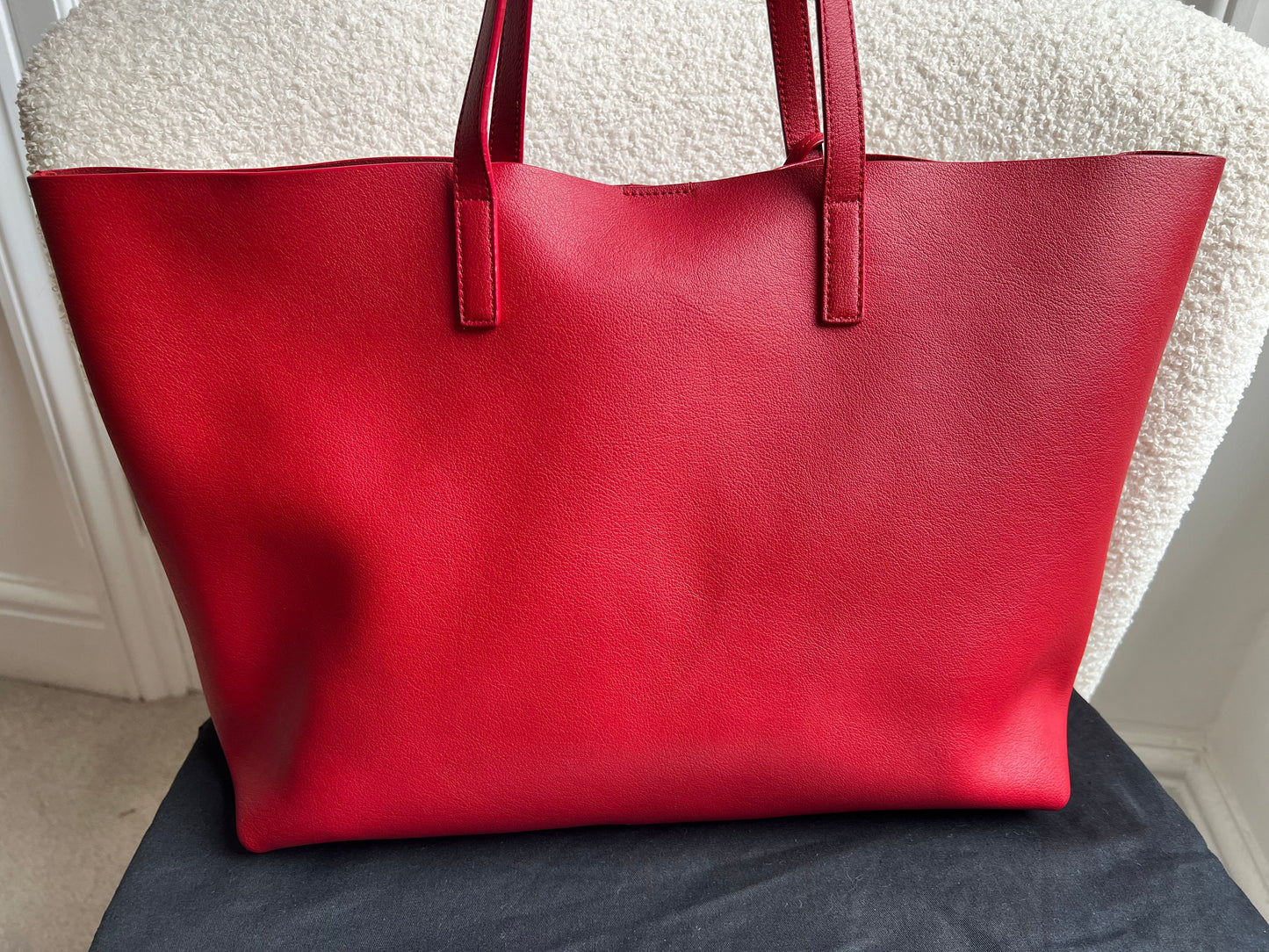 Yves Saint Laurent (YSL) Red E/W Shopping Tote (RRP £1115)