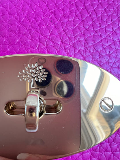 Mulberry Regular Lily in Mulberry Pink Heavy Grain (RRP £995)