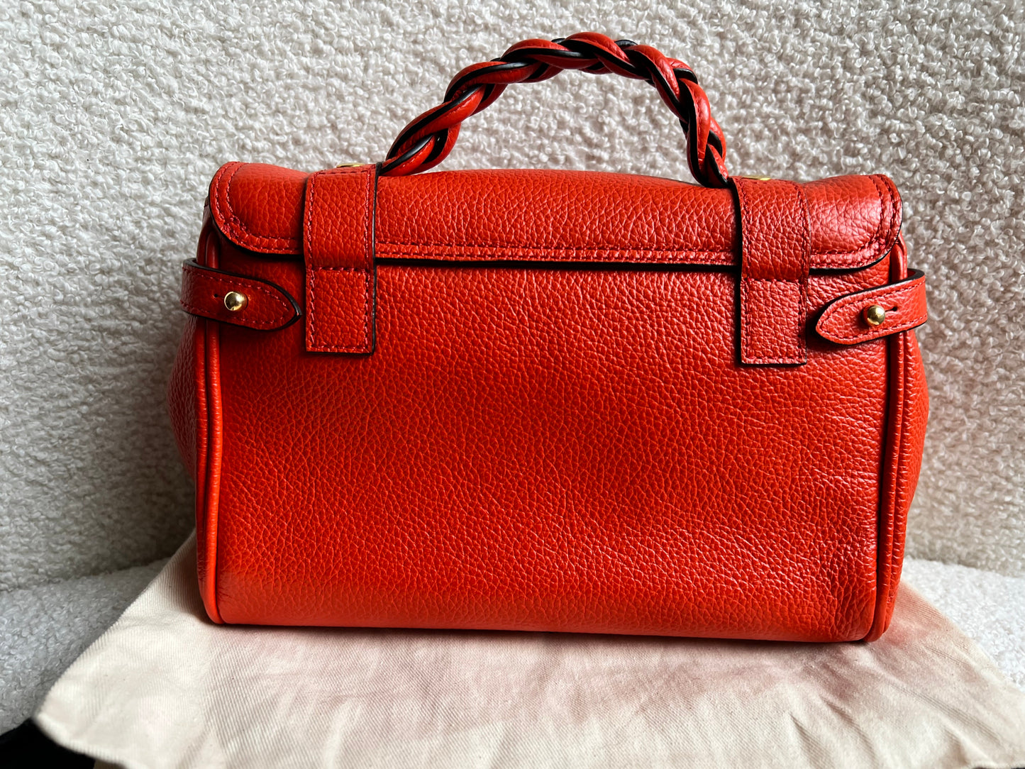 Mulberry Orange Mini Alexa (RRP £995)