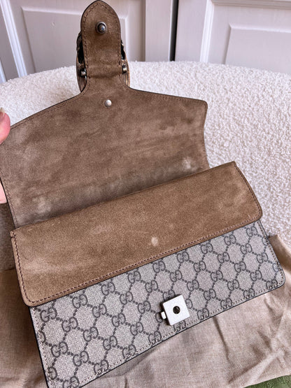 Gucci Dionysus GG Supreme Small Shoulder Bag (RRP £2,280)