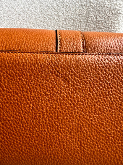Mulberry Orange Small Zipped Bayswater (RRP £1,195)
