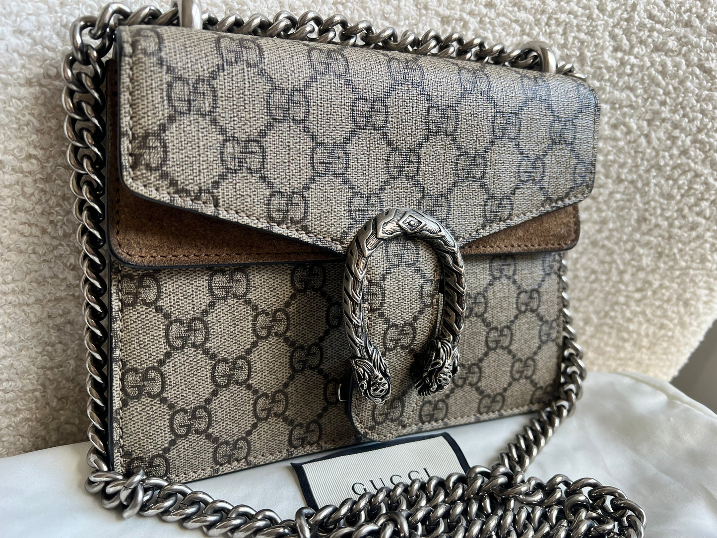 Gucci Dionysus GG Supreme Mini Shoulder Bag (RRP £1,890)
