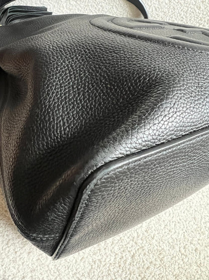 Gucci Soho Large Hobo in Black Pebbled Calfskin