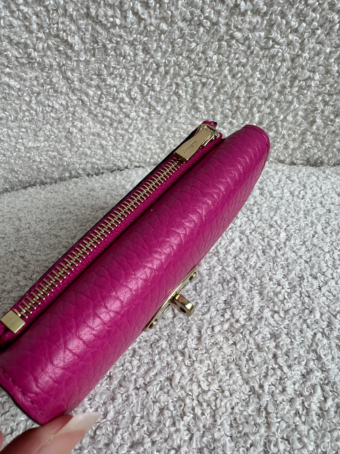 Mulberry Pink Darley Folded Multi Card Wallet (RRP £265)