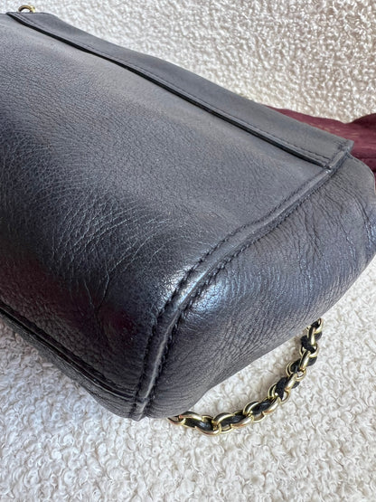 Mulberry Small Black Margaret Shoulder Bag with Small Purse