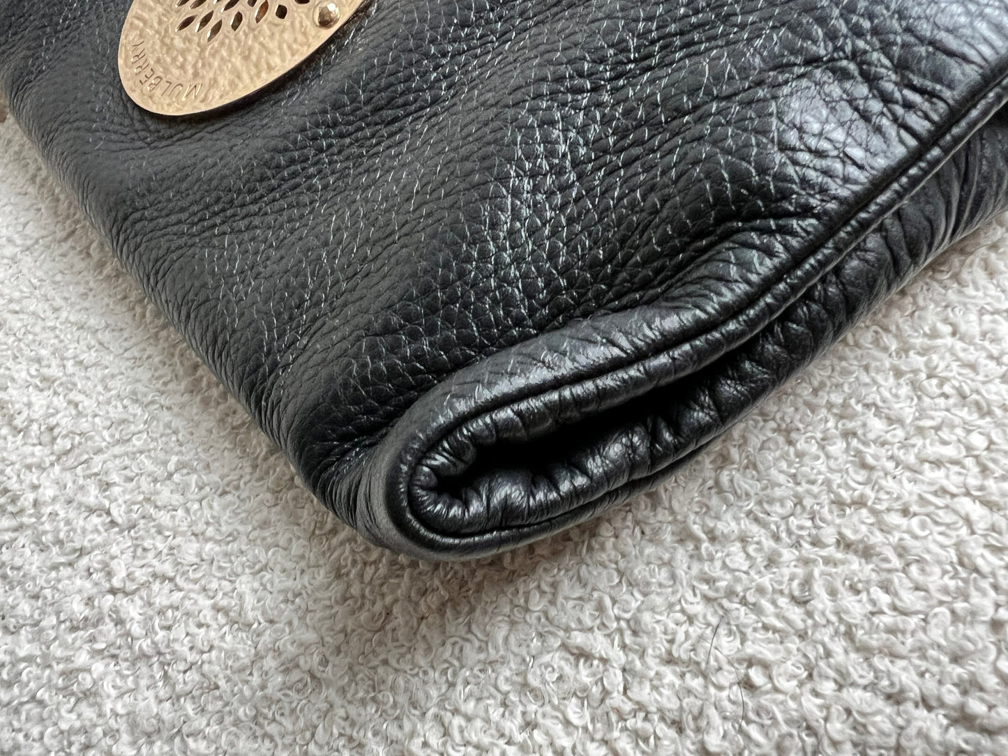 Mulberry Black Daria Clutch (RRP £550)