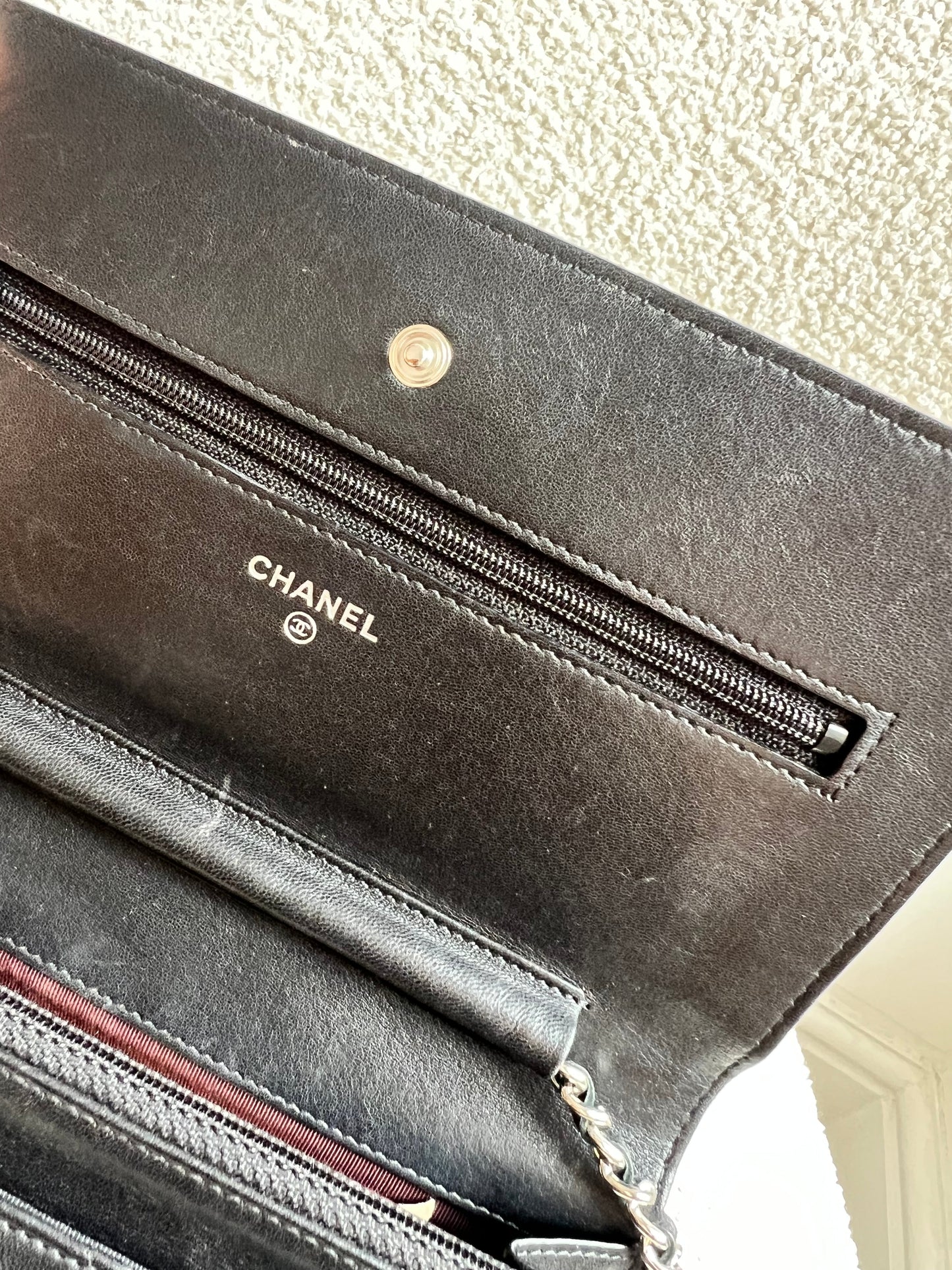 Chanel Wallet on Chain in Black Lambskin Silver Hardware (RRP £2,930)