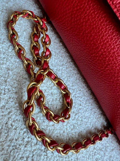Mulberry Lipstick Red Medium Lily with Gold Hardware (RRP £1095)