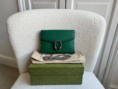 Gucci Dionysus Green Chain Wallet (RRP £1340)