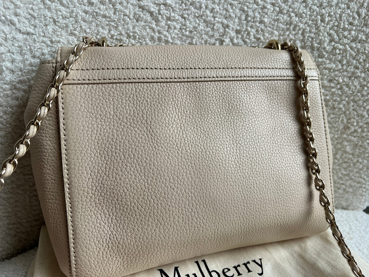 Mulberry Buttercream Regular Lily with Gold Hardware (RRP £995)