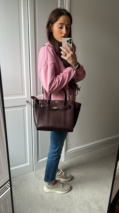 Mulberry Oxblood Small Zipped Bayswater (RRP £1,245)