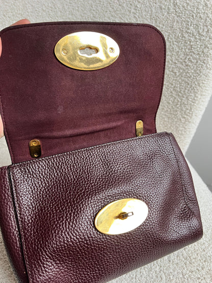 Mulberry Oxblood Regular Lily with Gold Hardware (RRP £895)