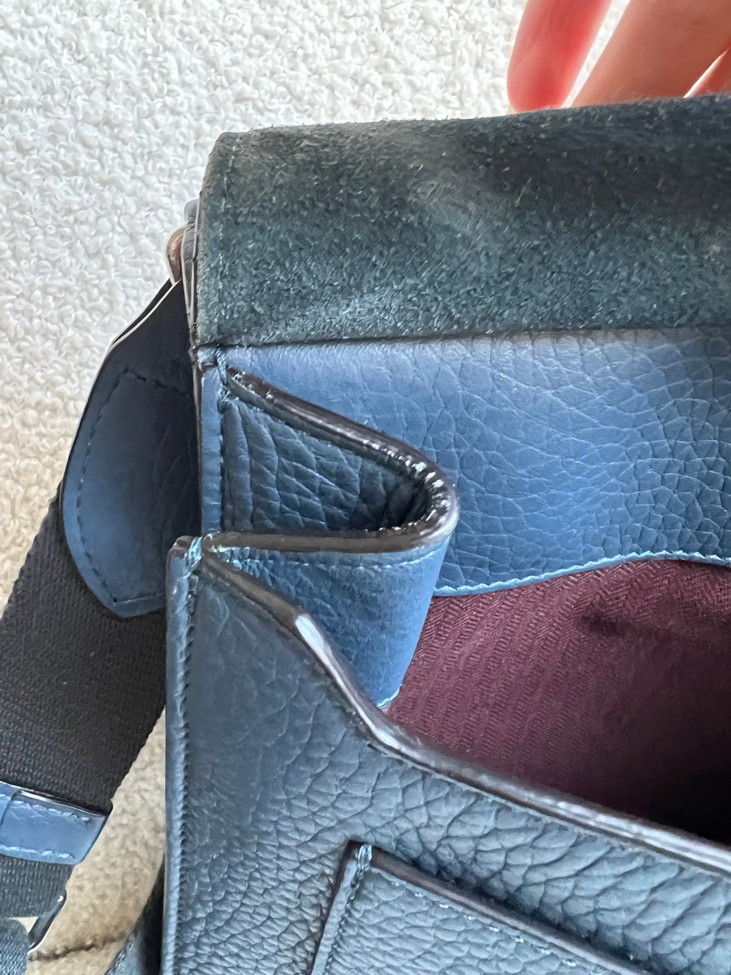 Mulberry Medium Deep Sea Blue Antony (RRP £695)