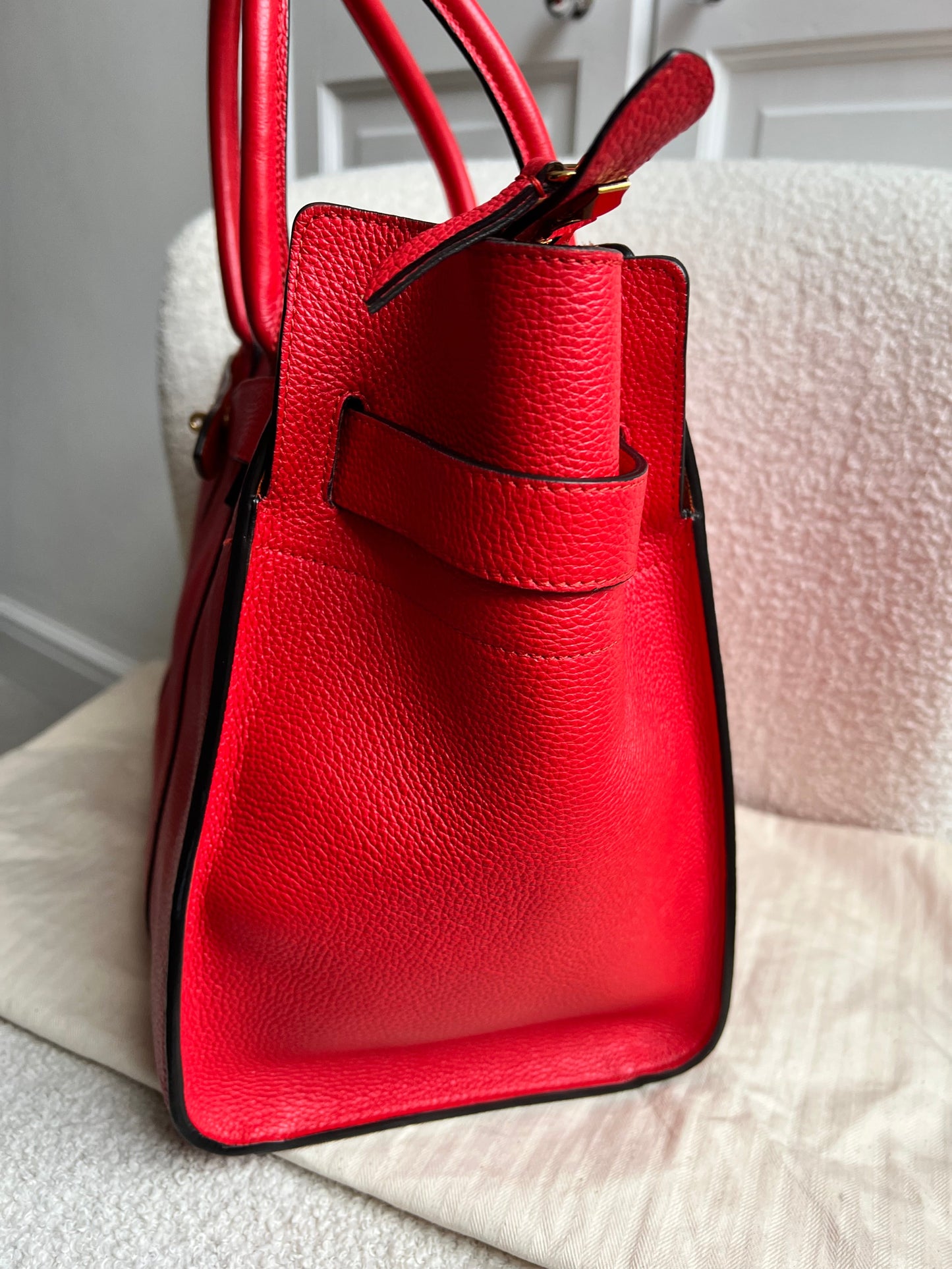 Mulberry Fiery Red Zipped Bayswater (RRP £1,350)
