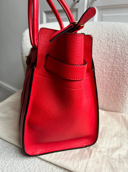 Mulberry Fiery Red Zipped Bayswater (RRP £1,350)
