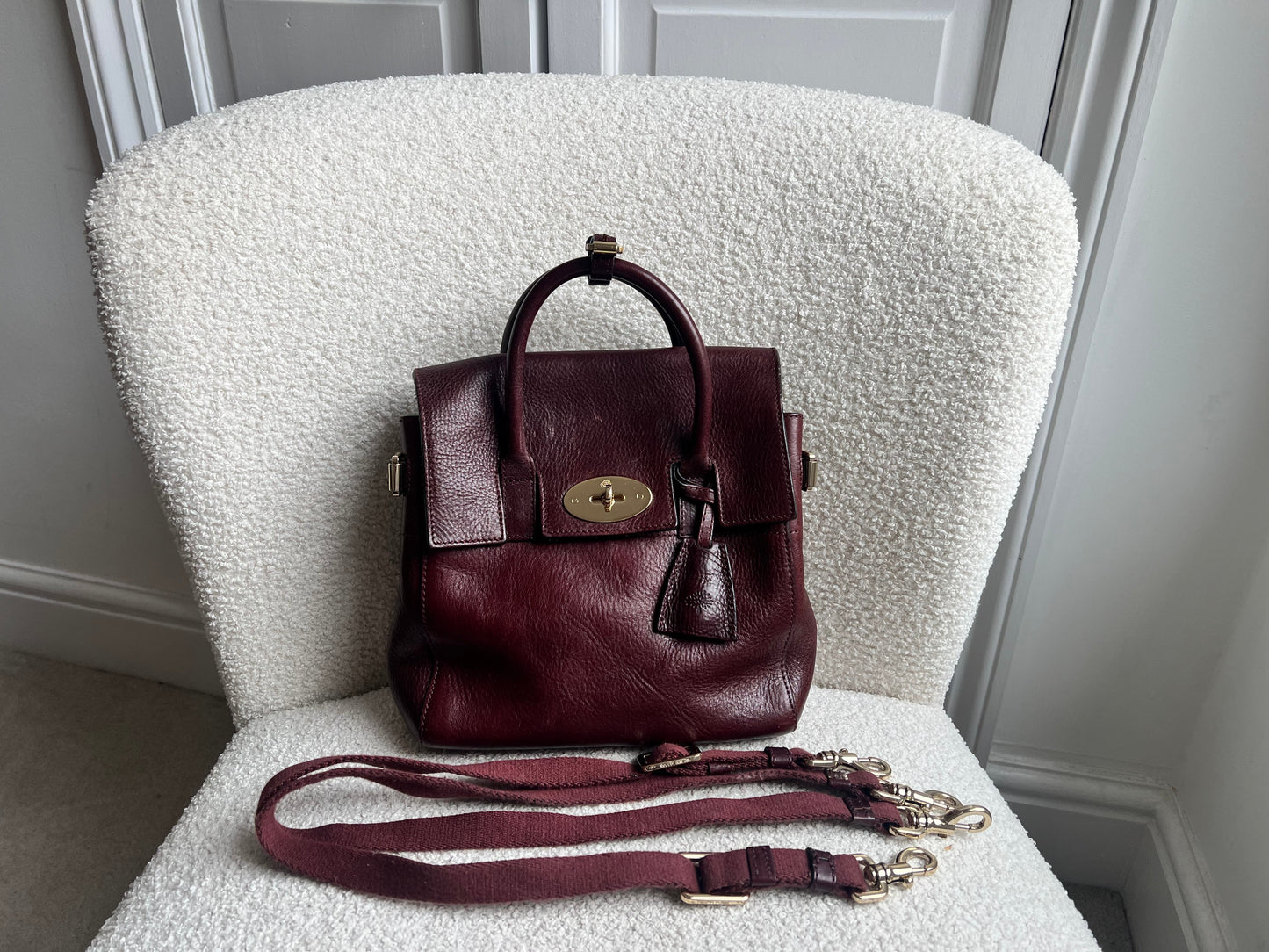 Mulberry Oxblood Mini Cara Backpack (RRP £850)