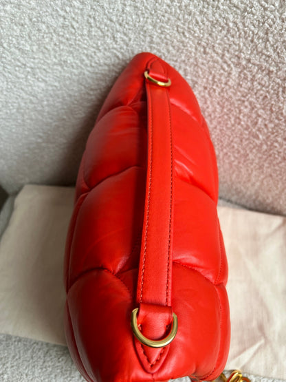 Mulberry Coral Orange Softie in Pillow Effect Nappa Leather (RRP £1650)