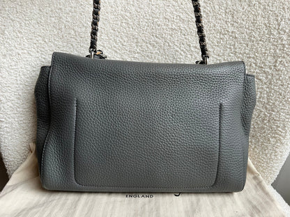 Mulberry Charcoal Grey Medium Top Handle Lily (RRP £1075)