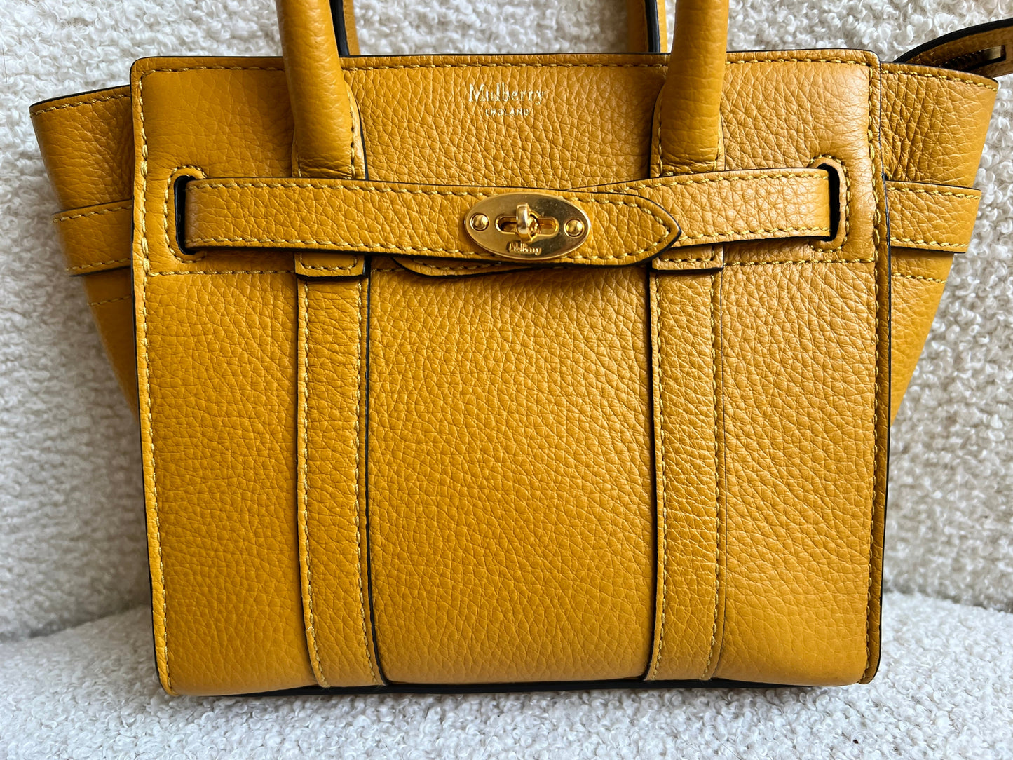 Mulberry Deep Amber Micro Zipped Bayswater (RRP £795)