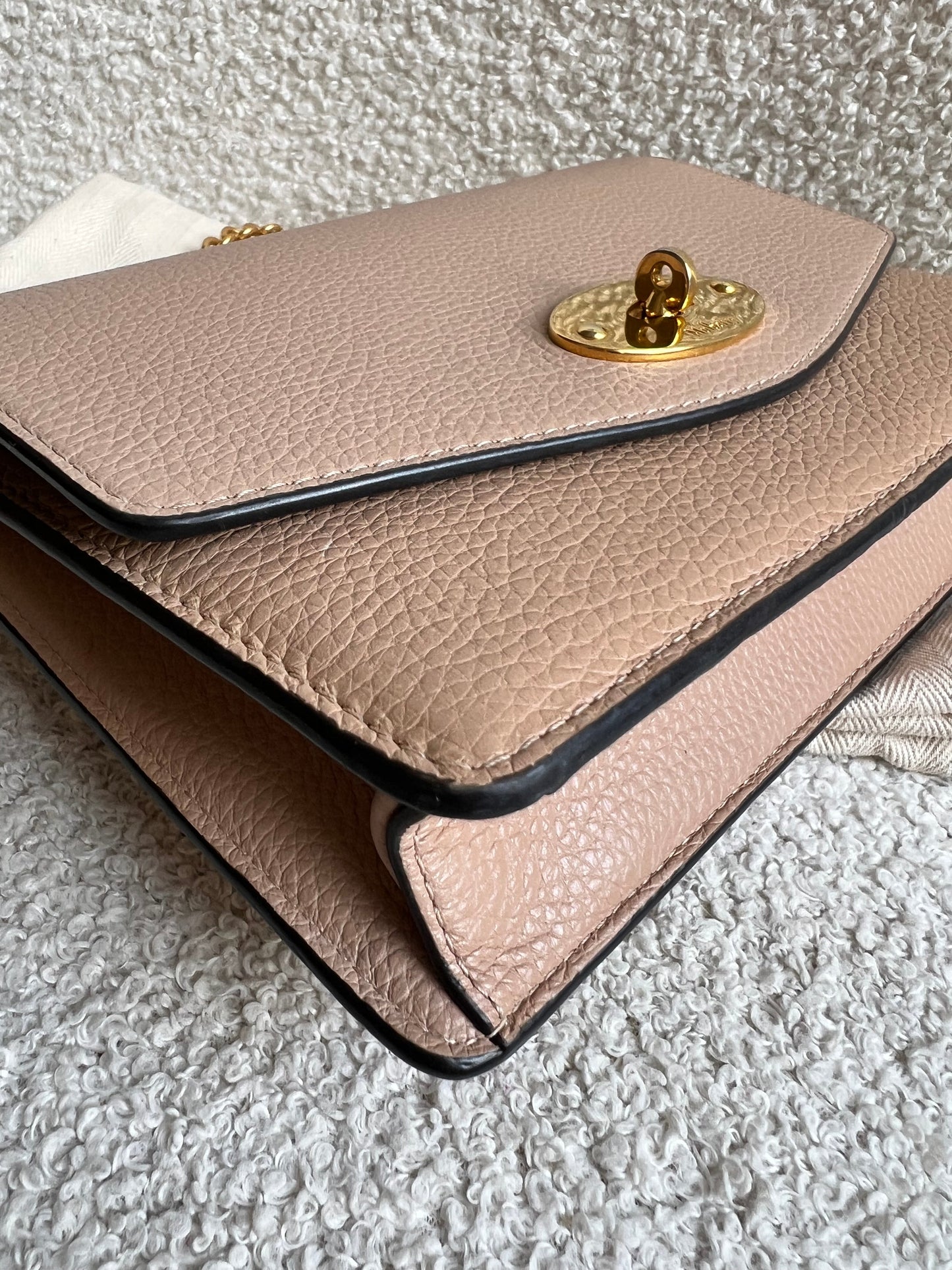 Mulberry Rosewater Small Darley Shoulder Bag (RRP £695)