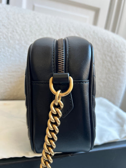 Gucci GG Black Marmont Small Shoulder Bag (RRP £1440)