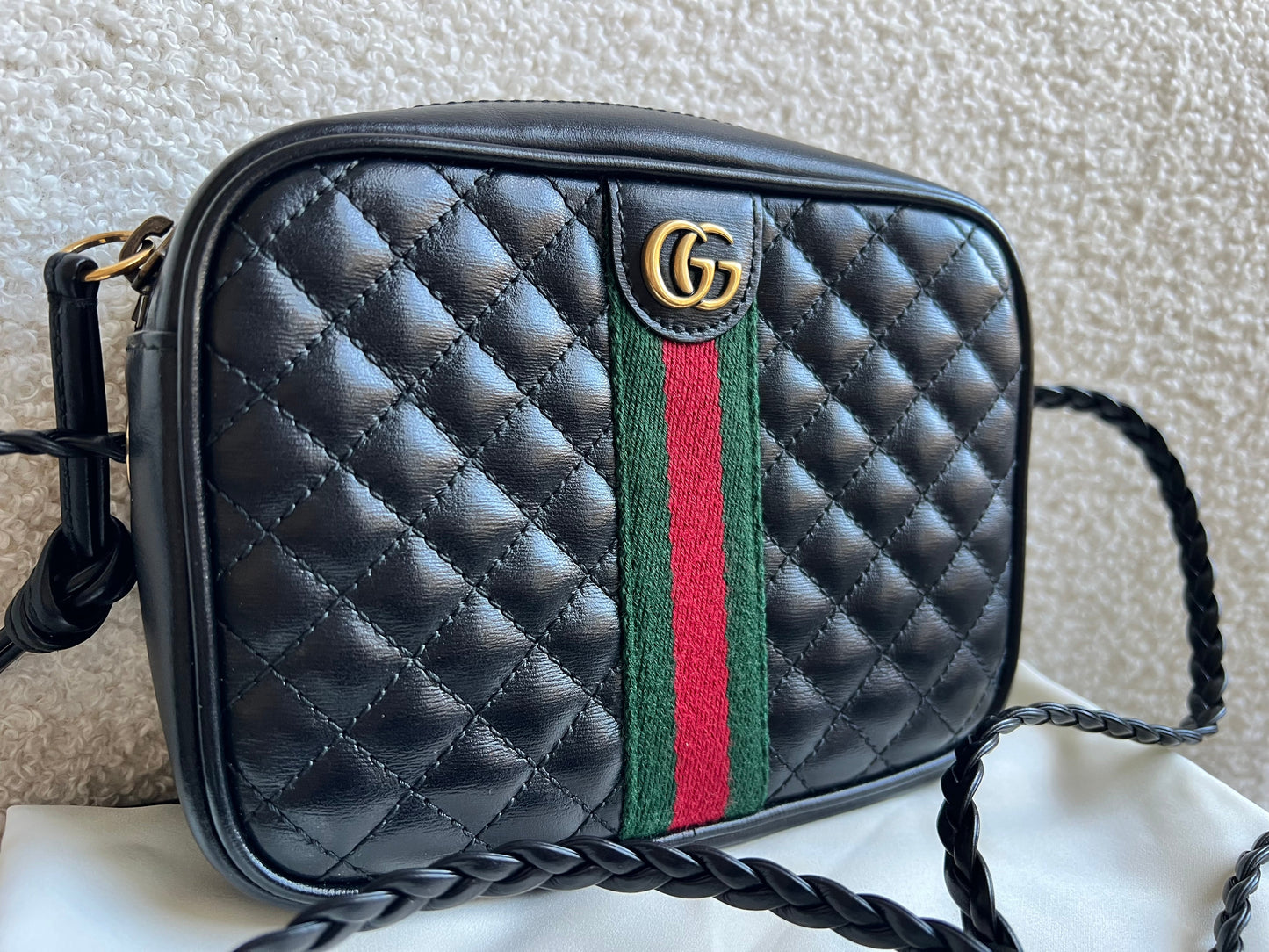Gucci Mini Black Trapuntata Camera Bag