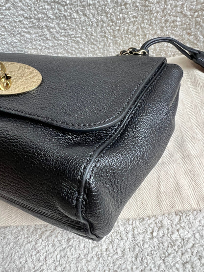 Mulberry Black Regular Lily with Gold Hardware (RRP £995)