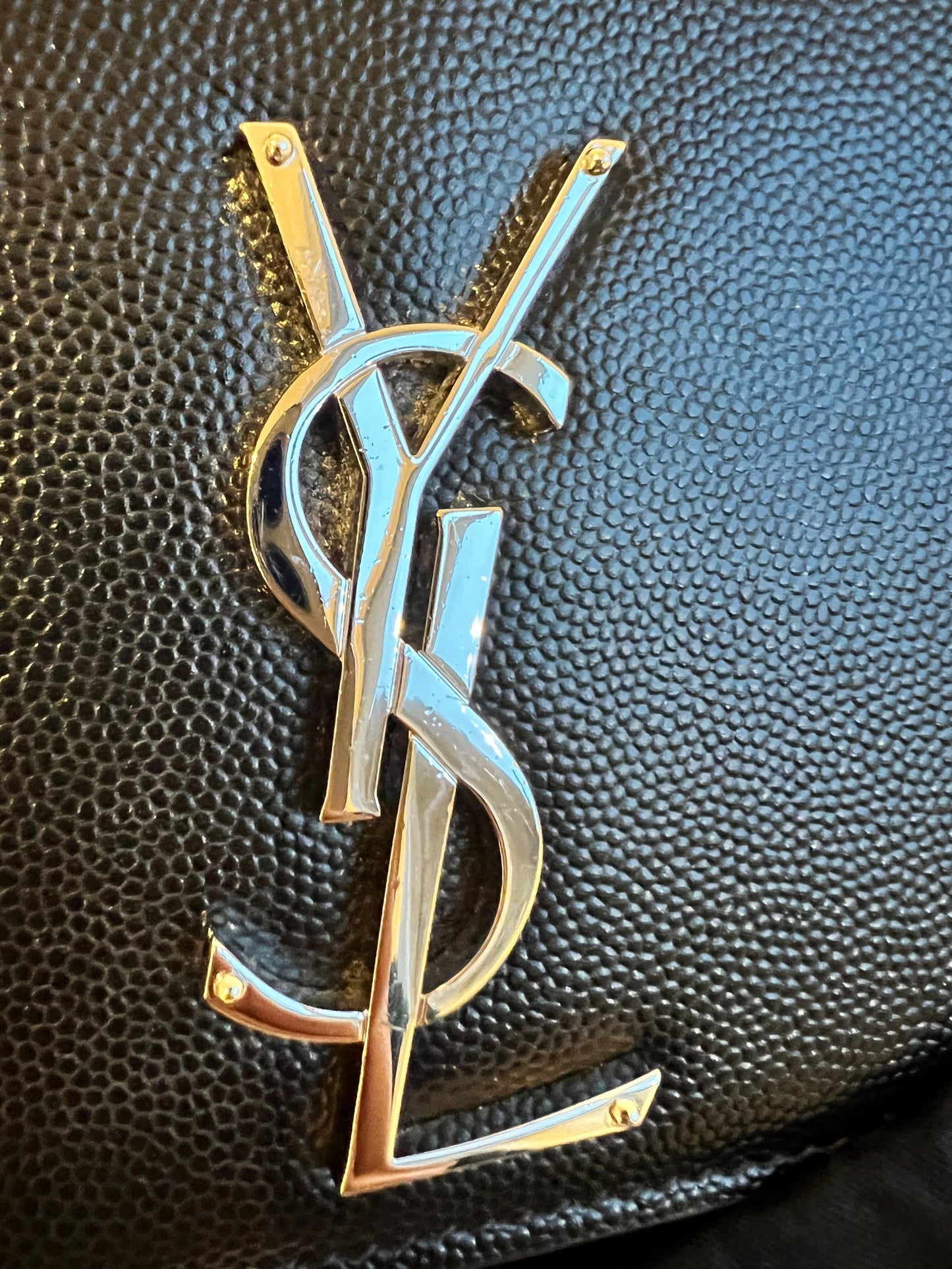 Yves Saint Laurent (YSL) Black Medium Kate with Silver Hardware (RRP £1730)