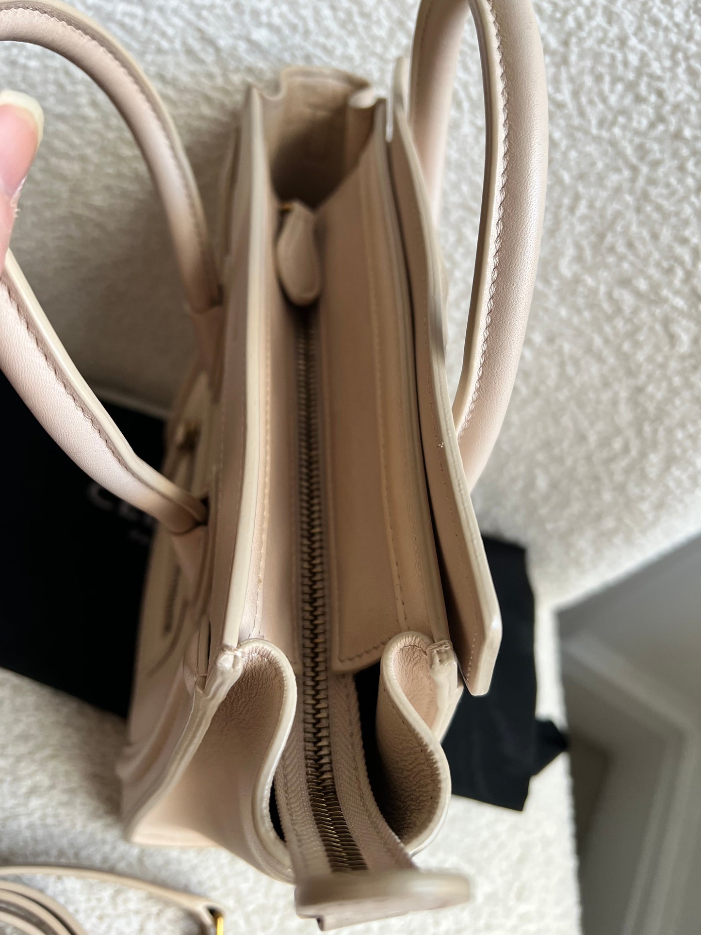 Celine Cream Nano Luggage Bag (RRP £1750)
