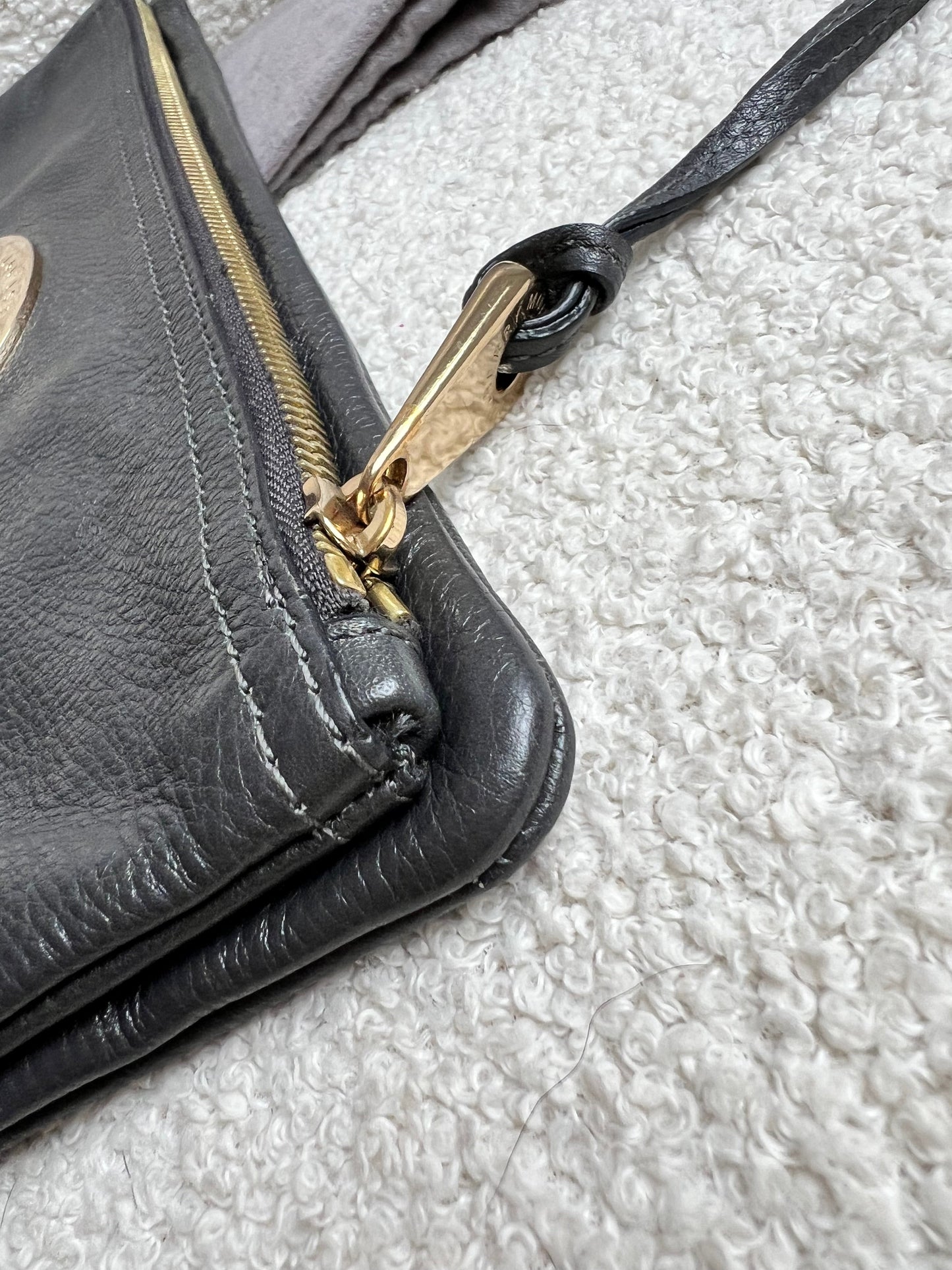 Mulberry Dark Grey Daria Clutch (RRP £550)