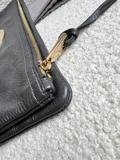 Mulberry Dark Grey Daria Clutch (RRP £550)