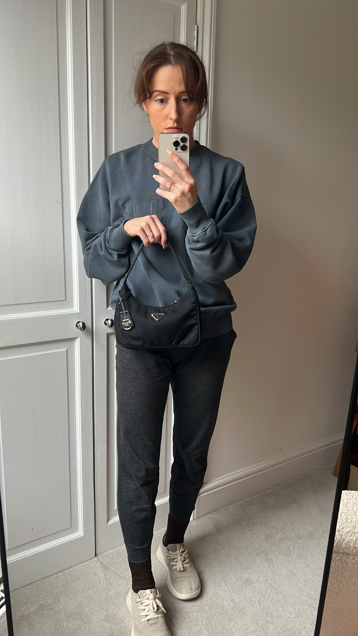 Prada Re-edition Black Nylon Shoulder Bag (RRP £920)