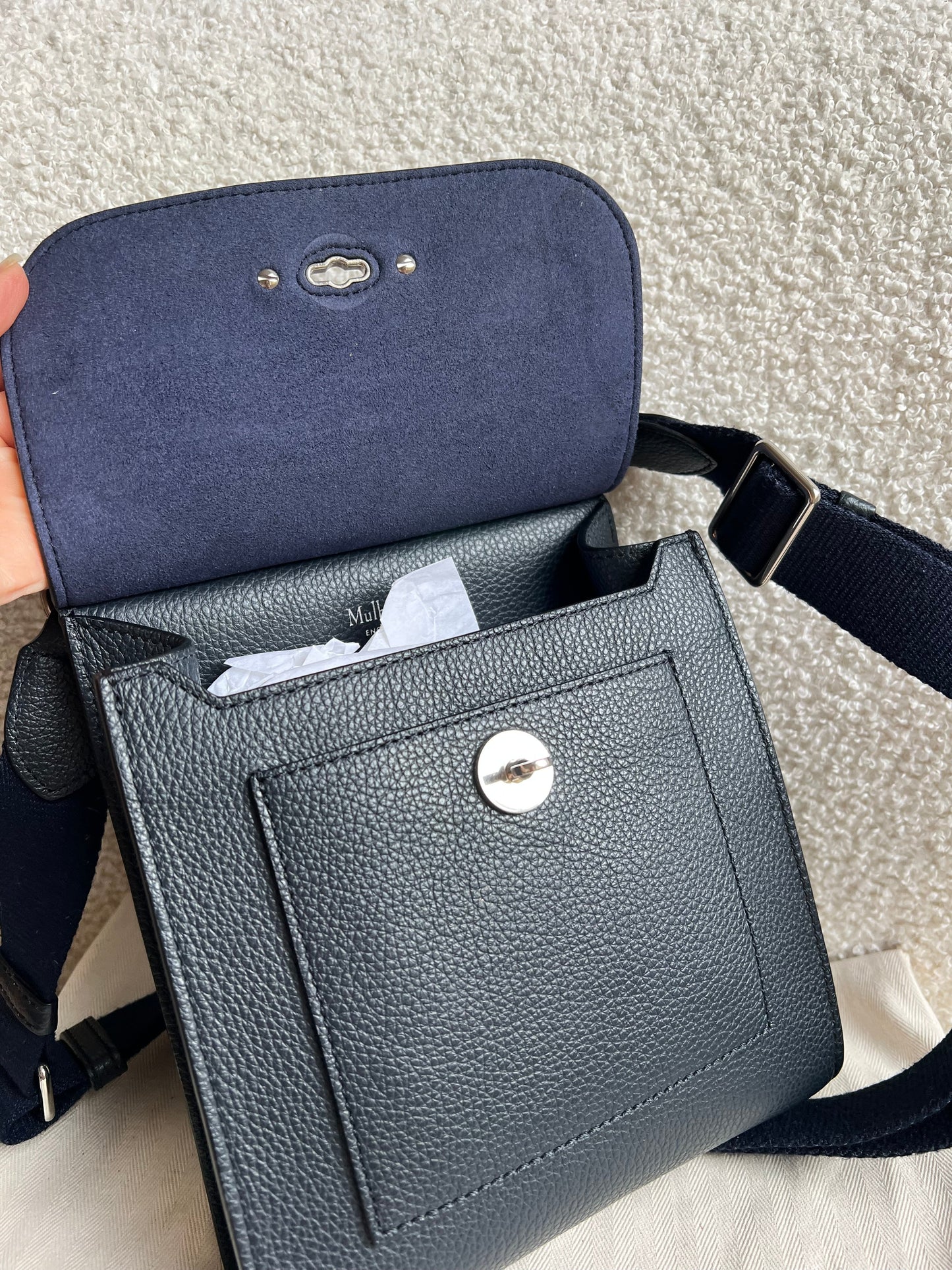 Mulberry Small Midnight Antony (RRP £595)