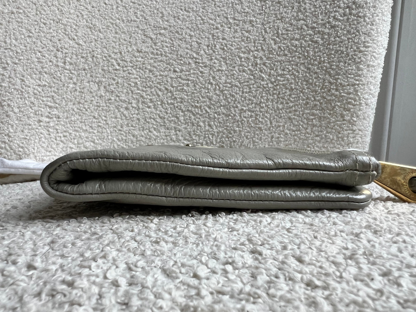 Mulberry Drizzle Grey Daria Clutch (RRP £550)