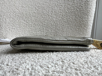Mulberry Drizzle Grey Daria Clutch (RRP £550)
