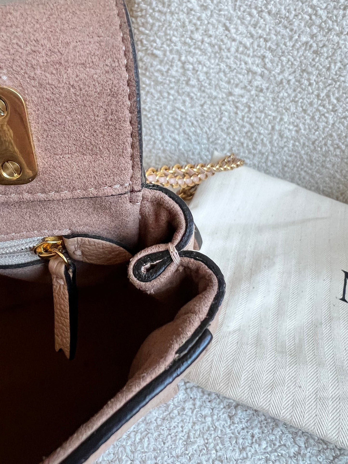 Mulberry Rosewater Regular Lily with Gold Hardware (RRP £995)