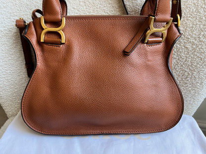 Chloe Tan Small Marcie Double Carry Bag (RRP £1690)